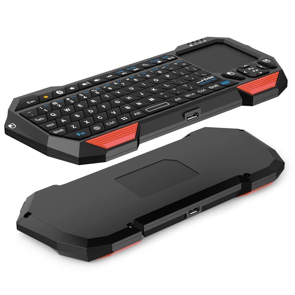 Mini Wireless Bluetooth Keyboard Built-in Mouse Function