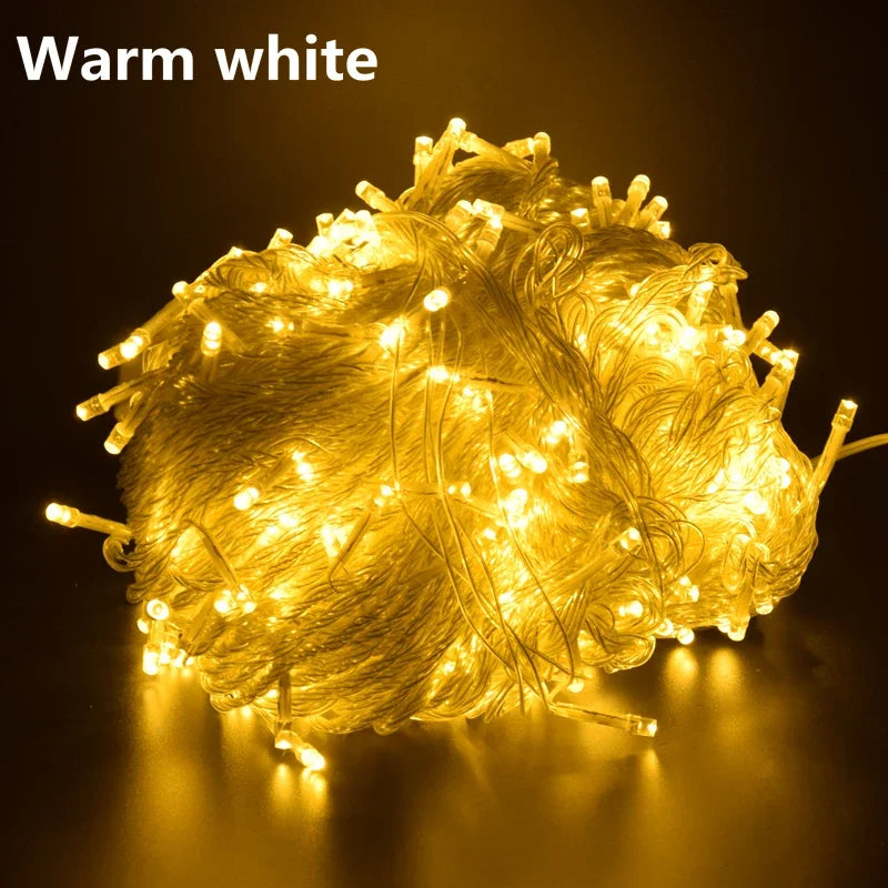 10M 100Leds Xmas Outdoor christmas lights led string lights Luces Decoracion fairy light holiday lights lighting tree garland