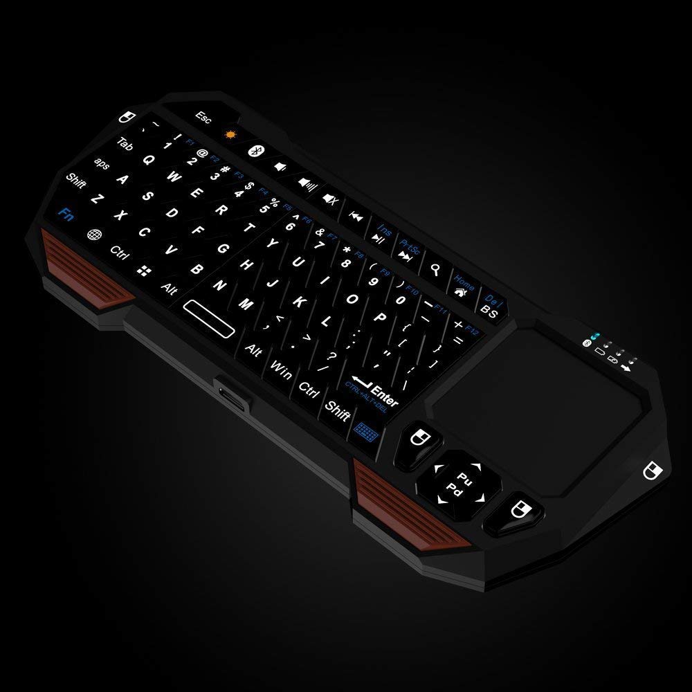 Mini Wireless Bluetooth Keyboard Built-in Mouse Function